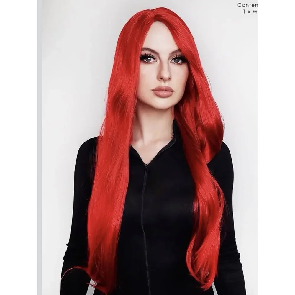 ALLAURA Compatible with Dark Phoenix Wig for X-men Cosplay